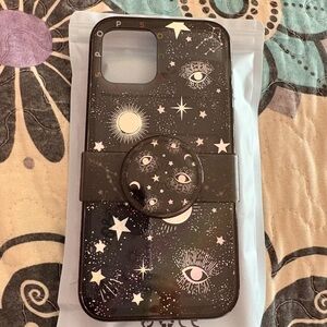 iPhone 12 Popsocket case Celestial. Removable pop socket